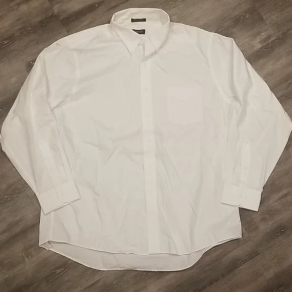 Arrow White Button Down Dress Shirt - Picture 1 of 3